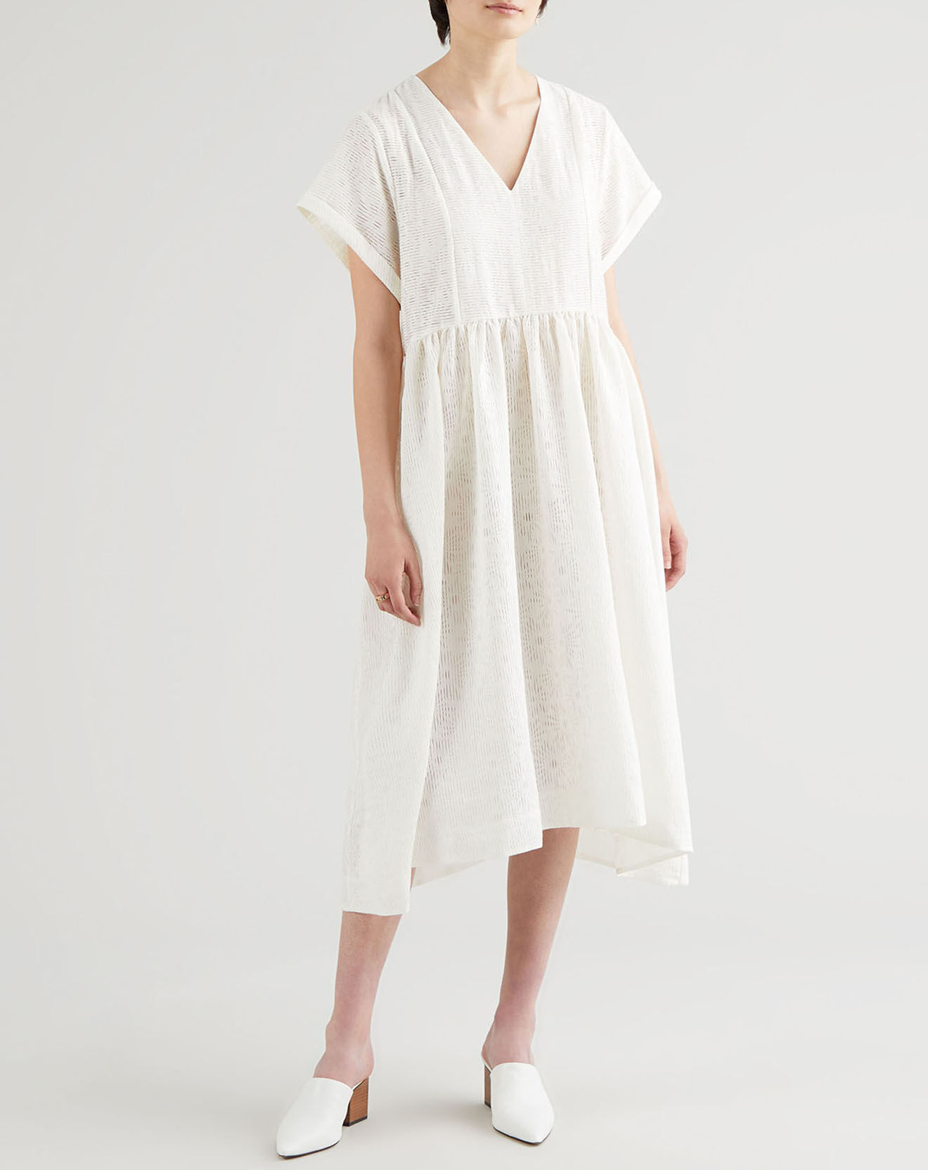 Levi's® Robe longue Marcel Dress Cloud Dancer blanche