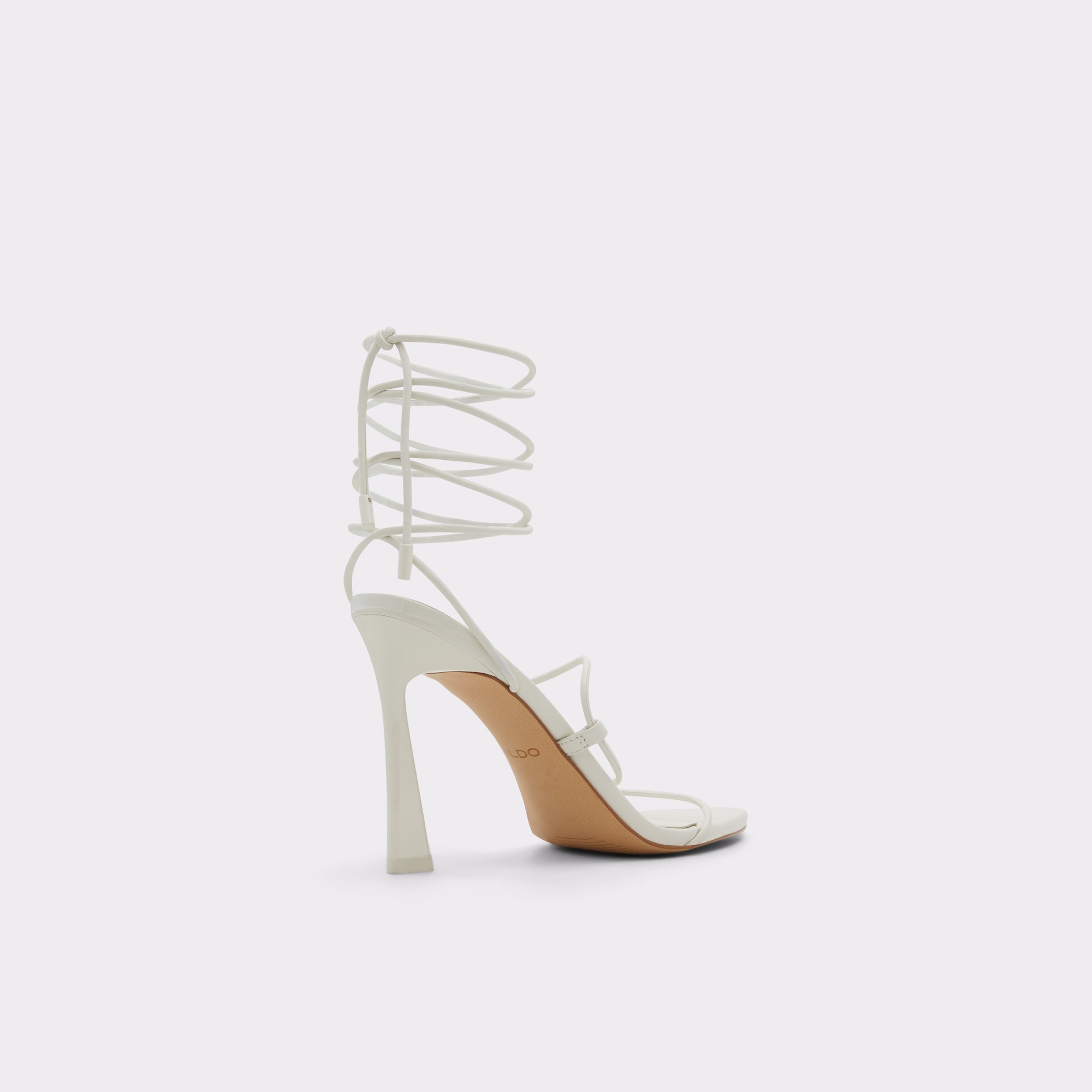 Melodic White-Bone Women Strappy Sandals