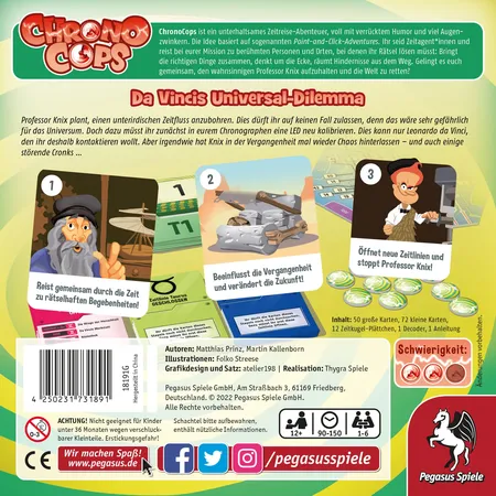 Pegasus ChronoCops – Da Vincis Universal-Dilemma