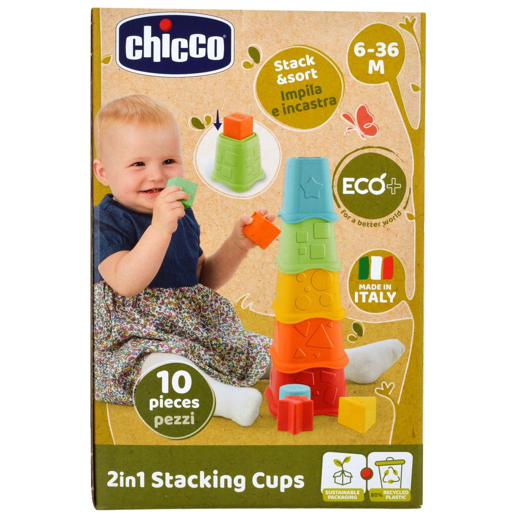ChiccoChicco   Eco 2in1 Stapelbecher Eco+