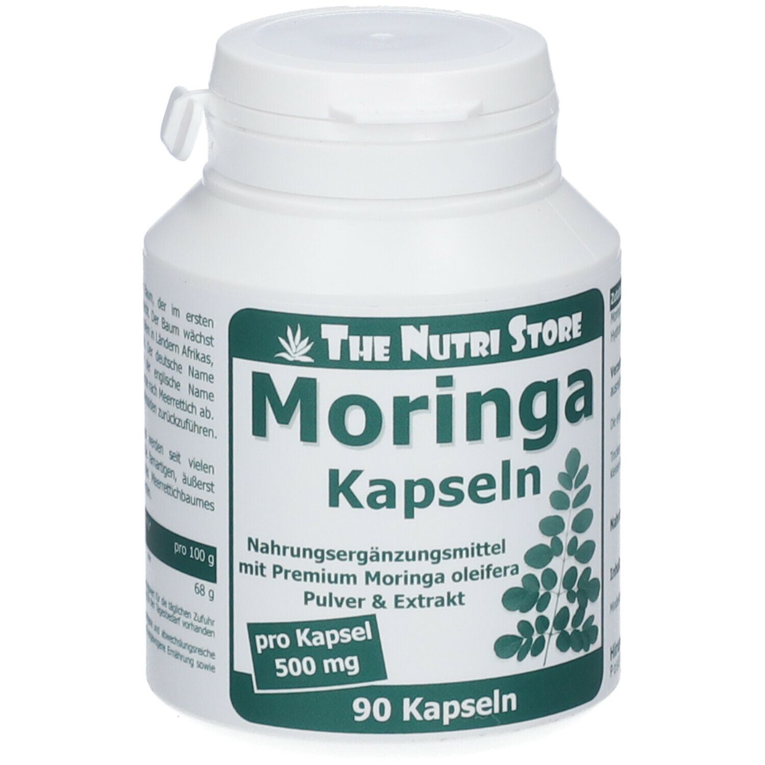 The Nutri Store Moringa Oleifera 500 mg
