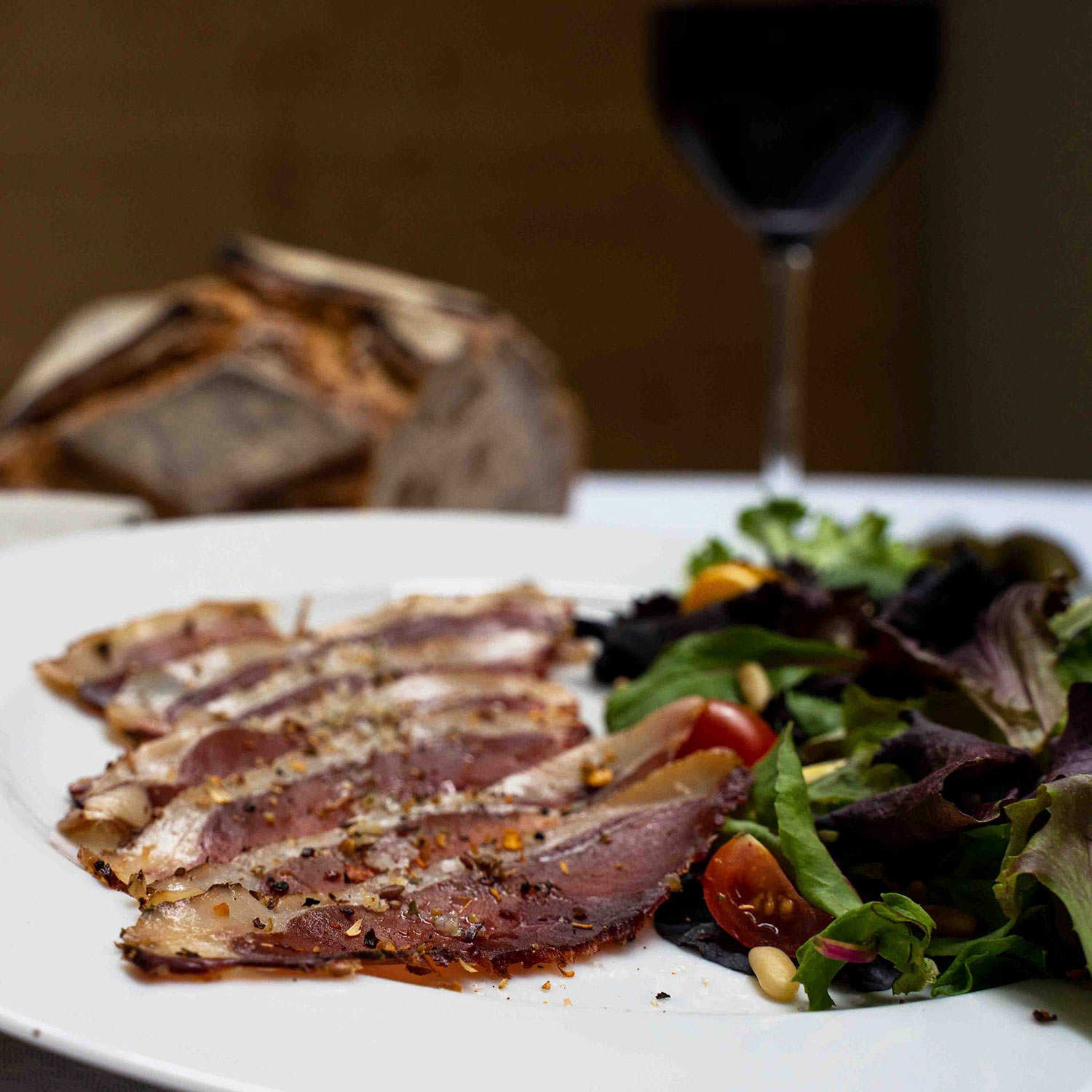 Faux filet de sanglier sauvage fumé (en tranches)