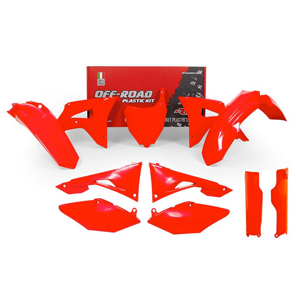 RTECHMX - Kit plastique RKITCRFRF0599 Rouge fluo