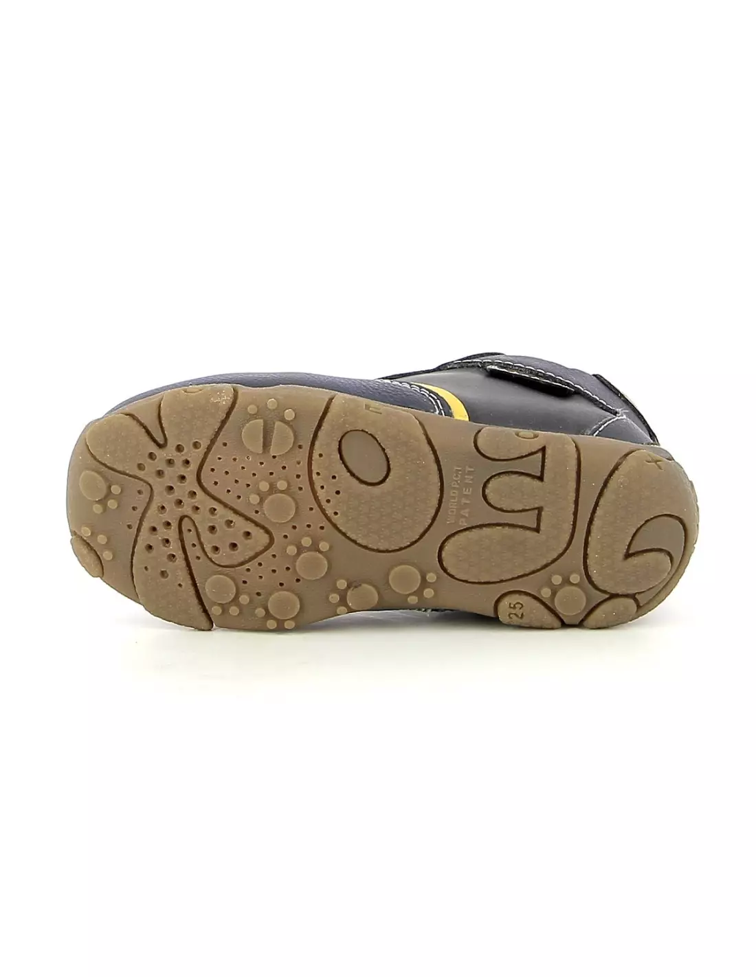GEOX BALU - Baskets NavyBrownCotto