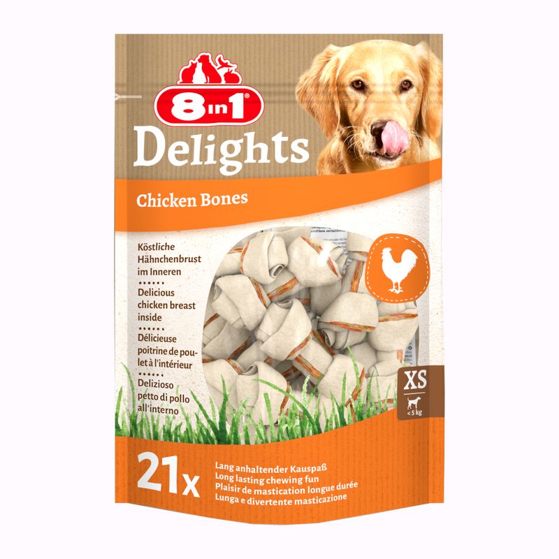 Os fourrés 8in1 Delights, poulet XS à prix discount sur bitiba.fr