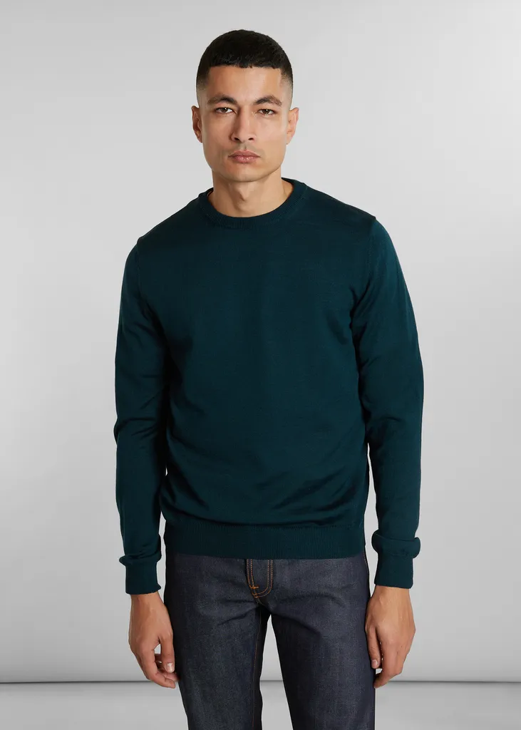 Pull col rond en laine mérinos L'Exception Paris