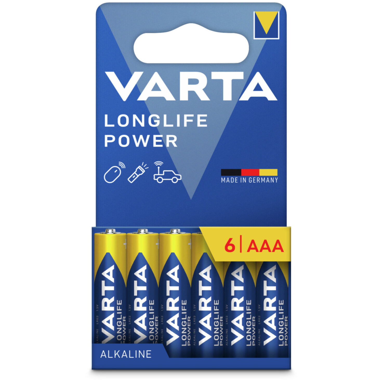 Varta Batterien Longlife Power AAA/LR03 6 Stück