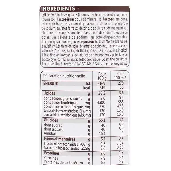Leite infantil espessado Guigoz Gest Fase 1 780g