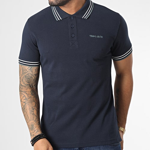 Polo Manches Courtes Pasian Bleu Marine