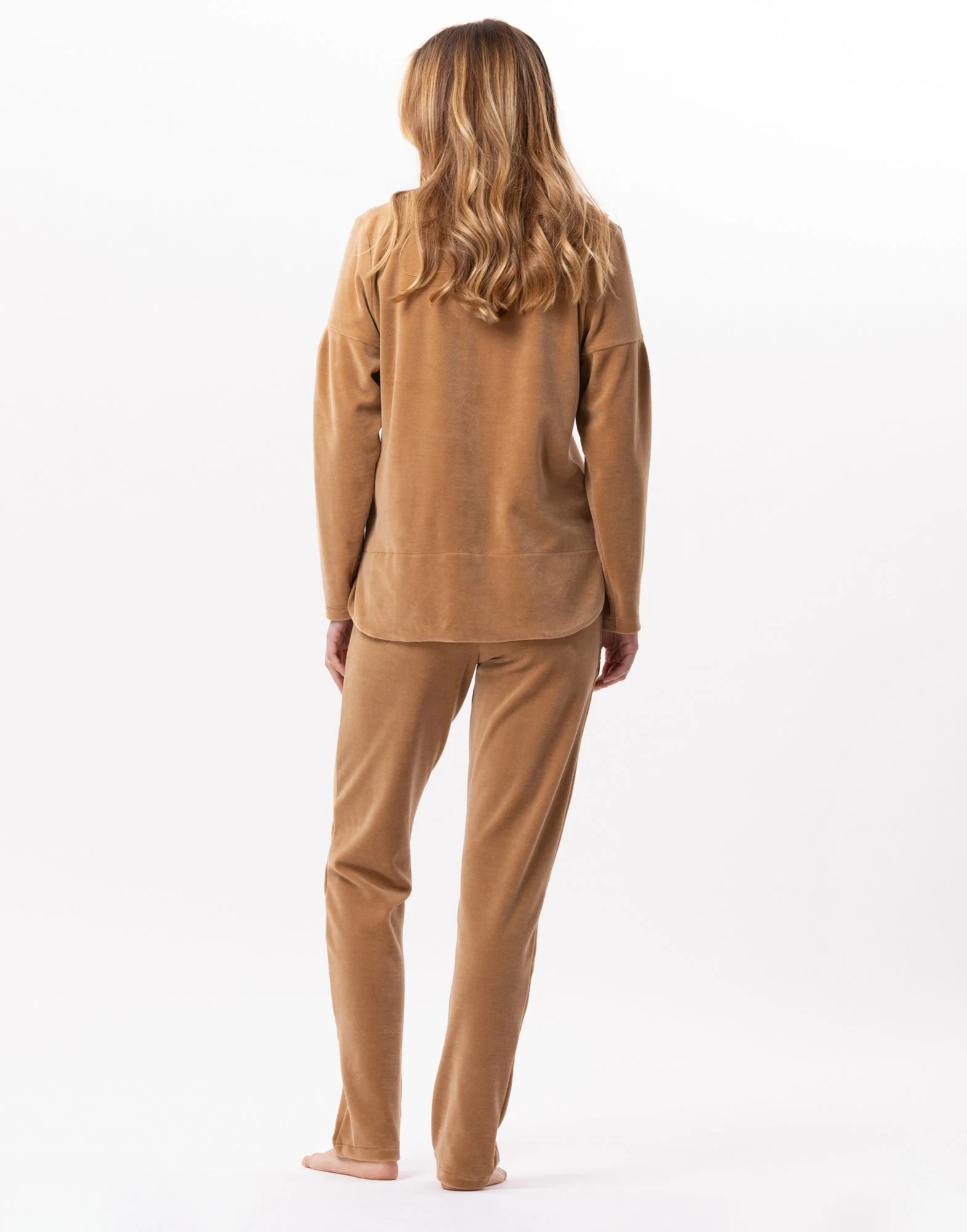 VELVET 802 - Pyjama en velours | Doré
