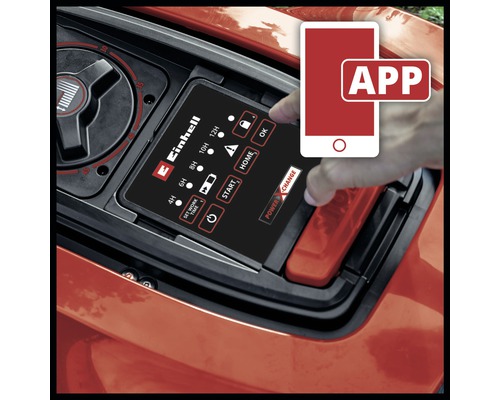 Einhell Power X-Change Freelexo 450 Bluetooth robotmaaier inclusief 2 Ah accu