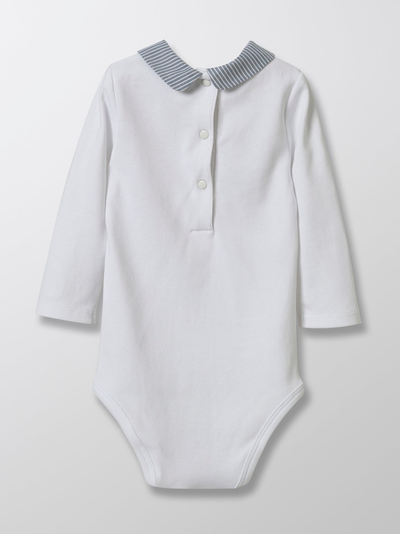 Body col en seersucker - Coton Bio