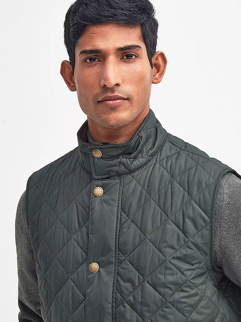 BARBOUR Steppgilet LOWERDALE olive