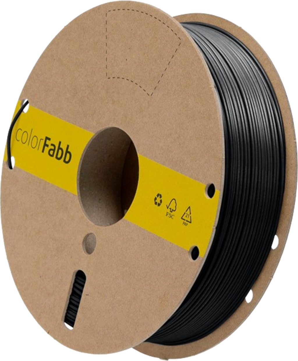 colorFabb  LW-PLA-HT Black, 1,75 mm (750 g)    Light-weight Filament mit hoher Temperaturbeständigkeit