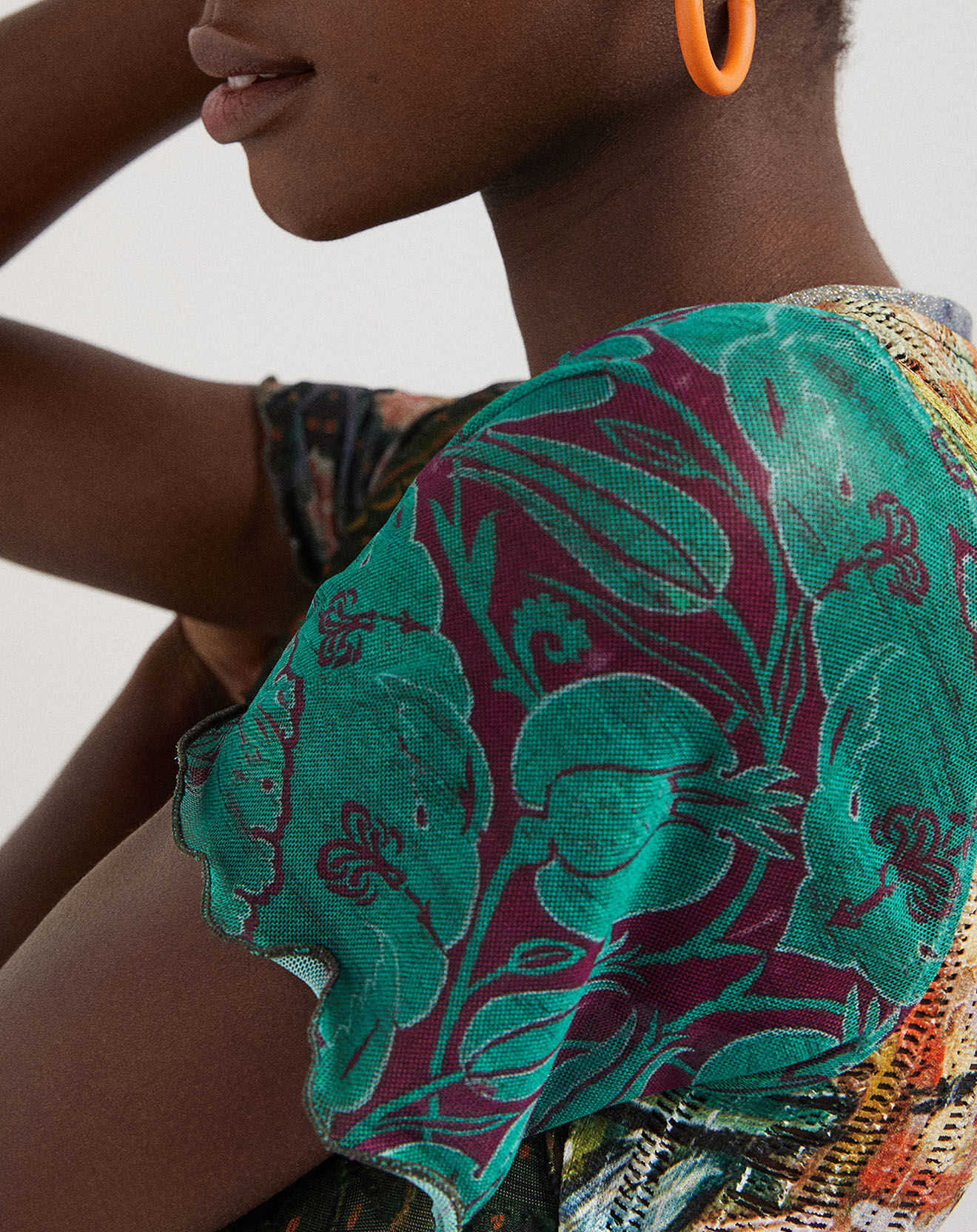 Desigual Top Bertille vert
