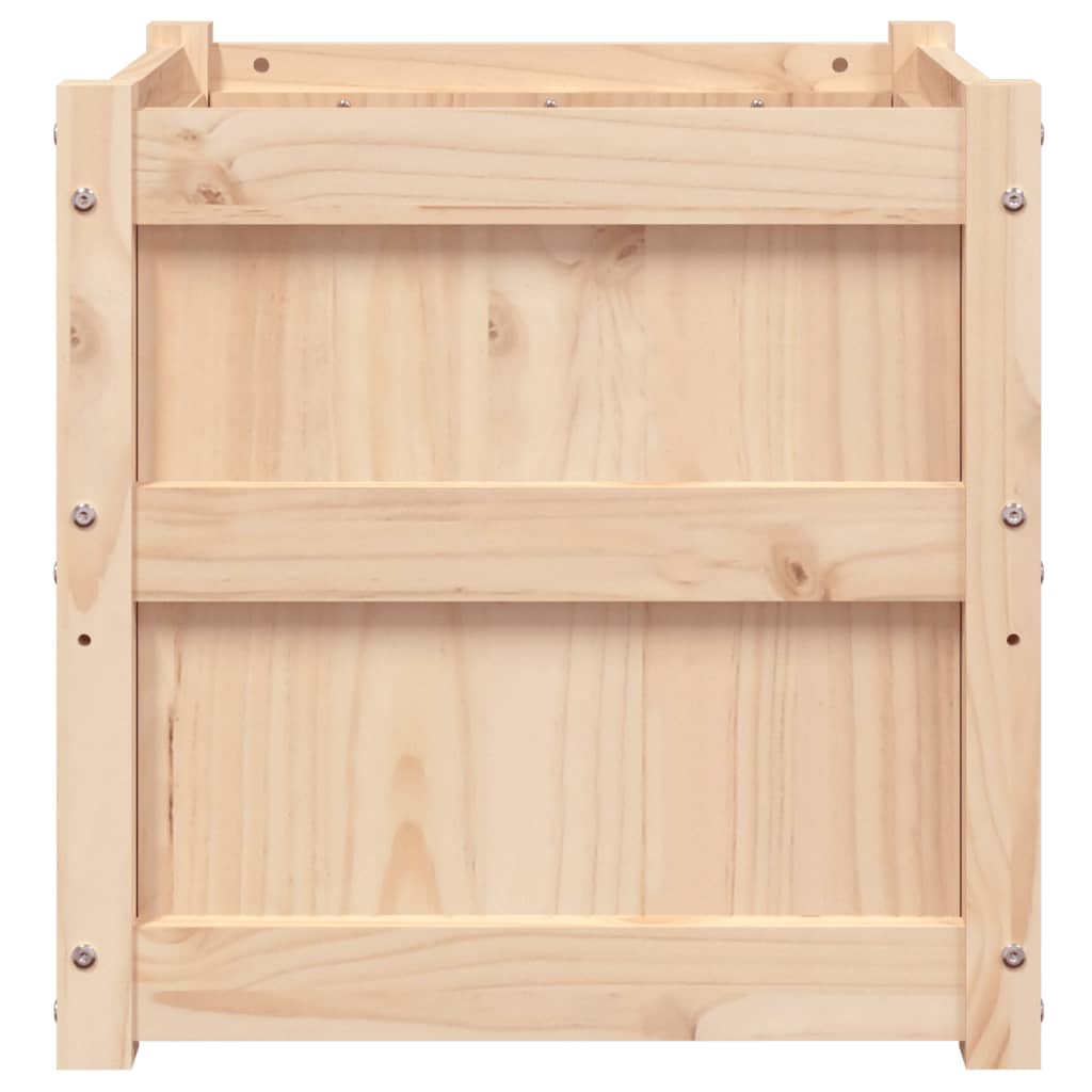 Jardinière 50x50x50 cm bois de pin massif