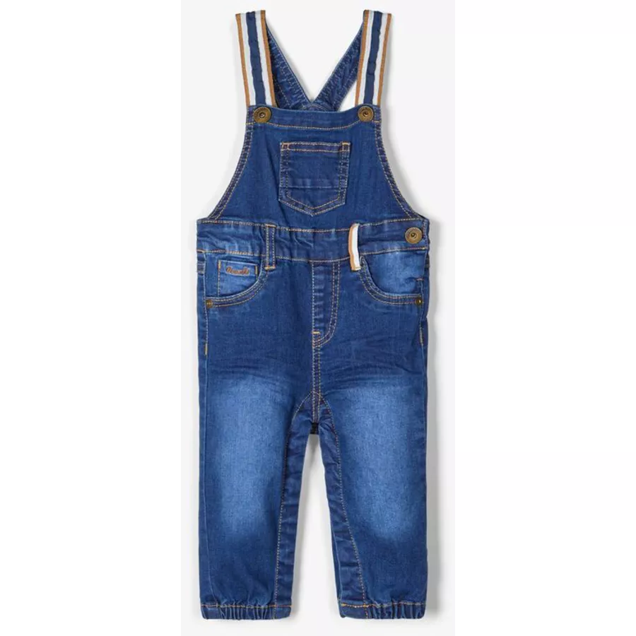 name it Boys Latzhose Nbmromeo medum blue denim