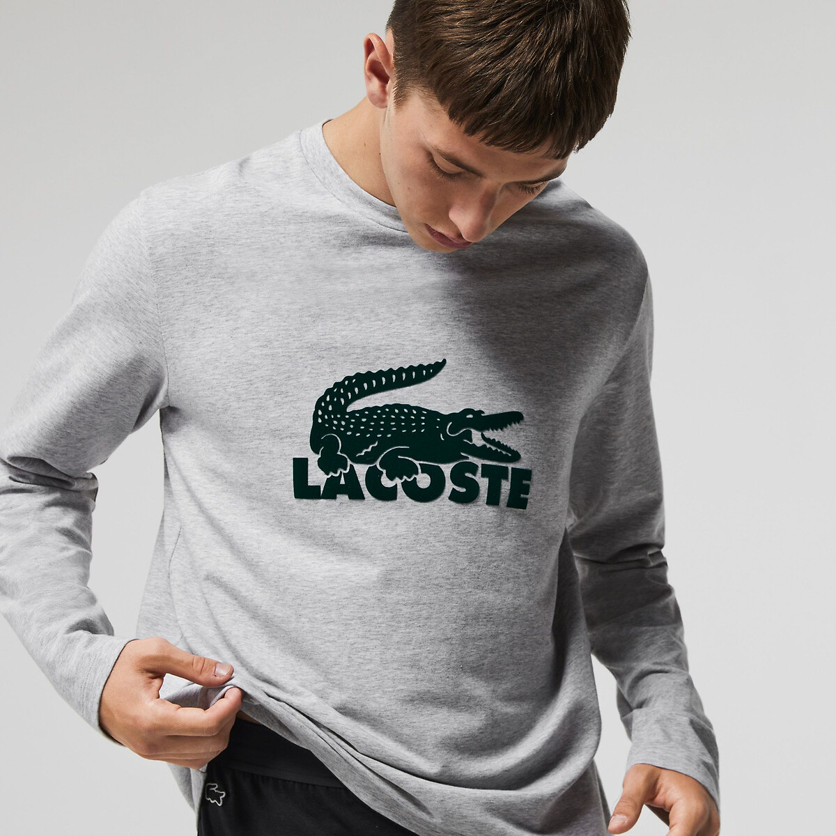 Pijama de manga comprida LACOSTE com logotipo grande