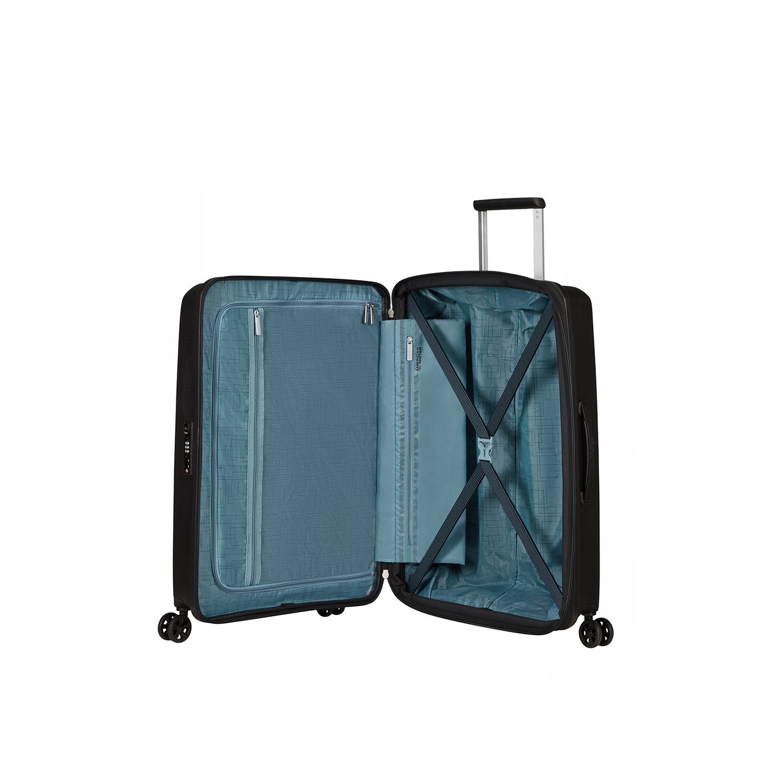 American Tourister Aerostep Spinner 67 Exp black