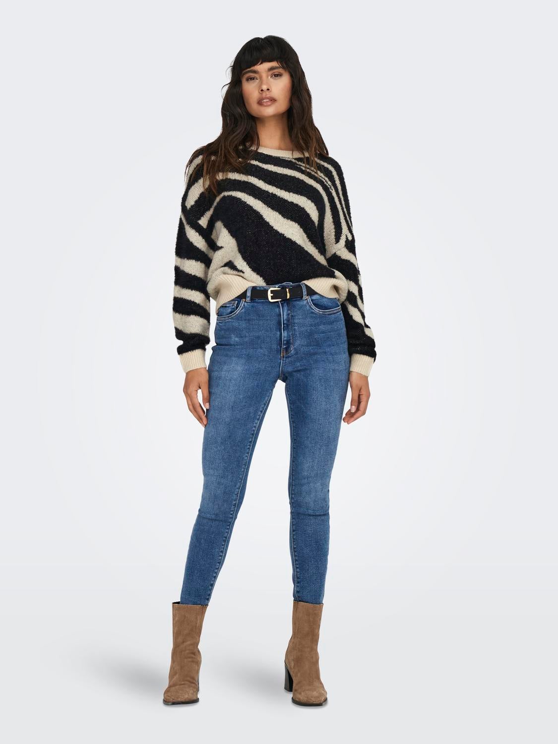 ONLGIANNA Strickpullover Black
