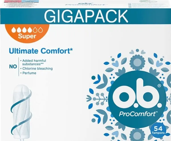 O.B._ProComfort Super tampons 54pcs.