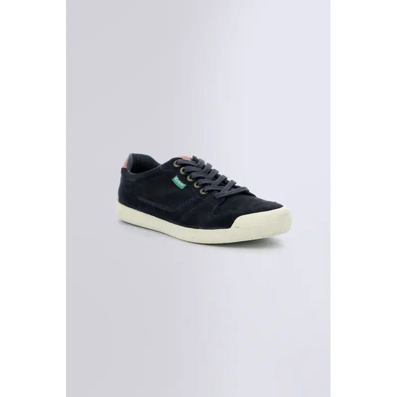 Kick trigolo Marine/camel BASKETS BASSES Cuir  Homme