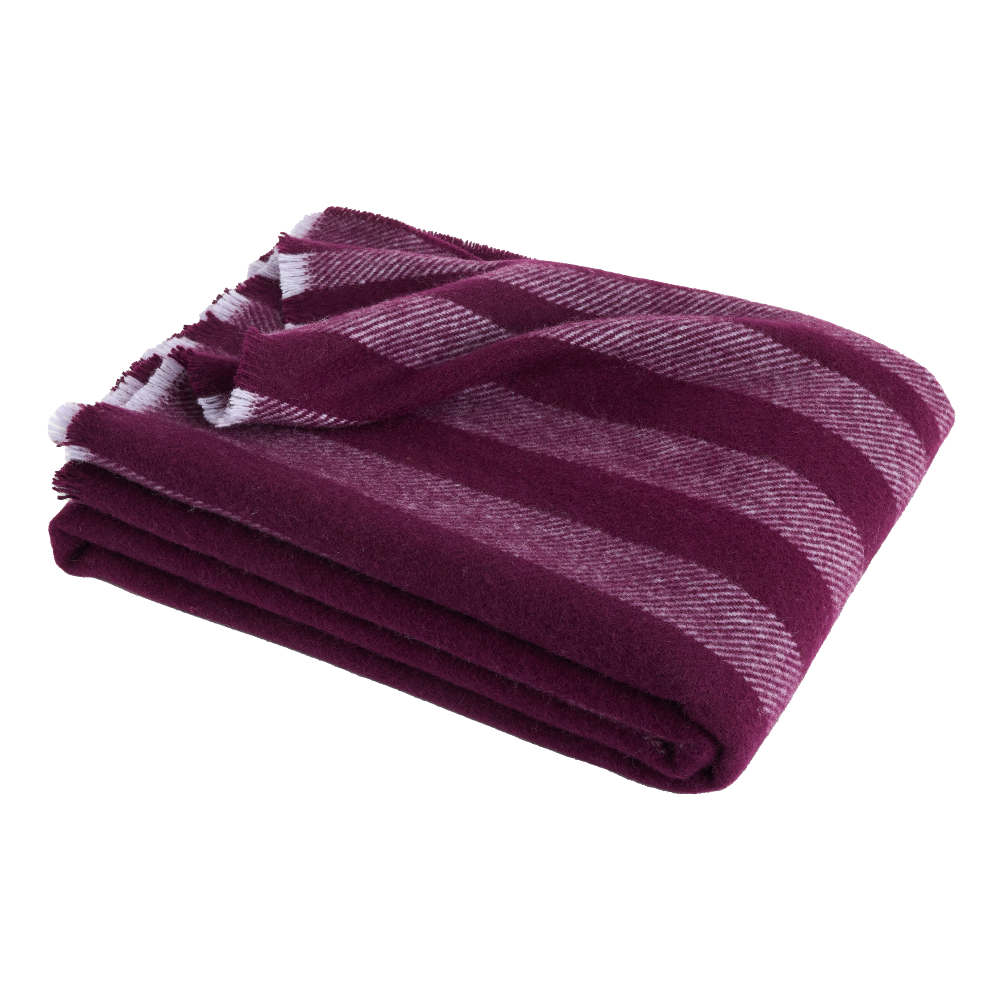 Plaid Duo 180x130 cm plum
