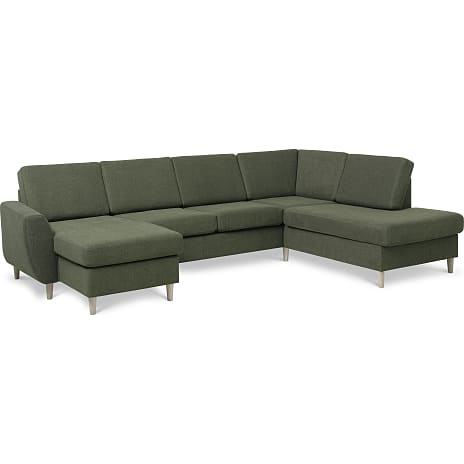 Madrid Nordic venstrevendt U-sofa - grøn
