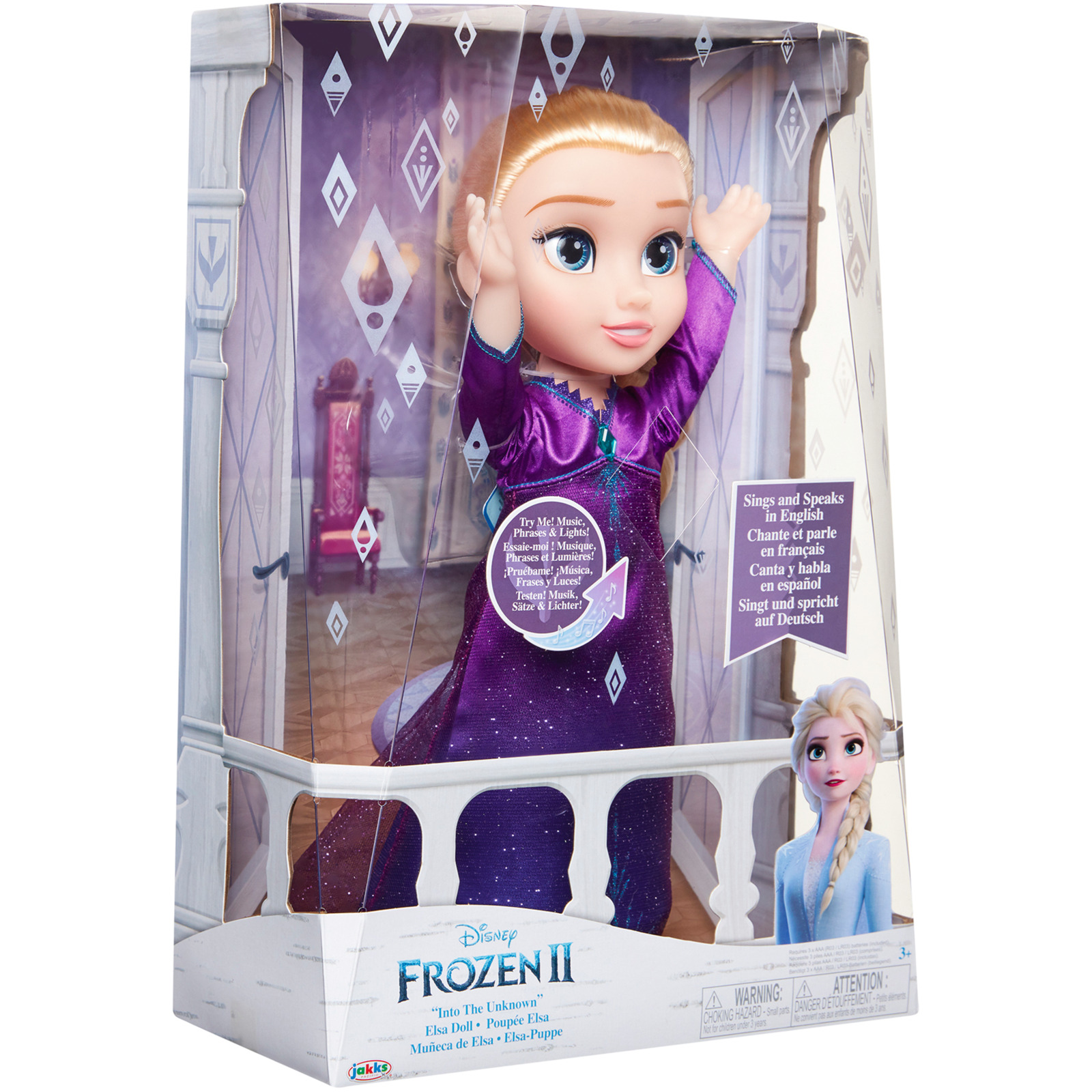 Jakks Pacific Die Eiskönigin 2 Puppe Elsa mit Funktion