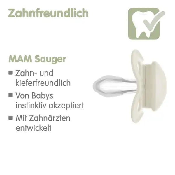 Schnuller Original Silikon, 0-6 Mon., Fuchs / Eule