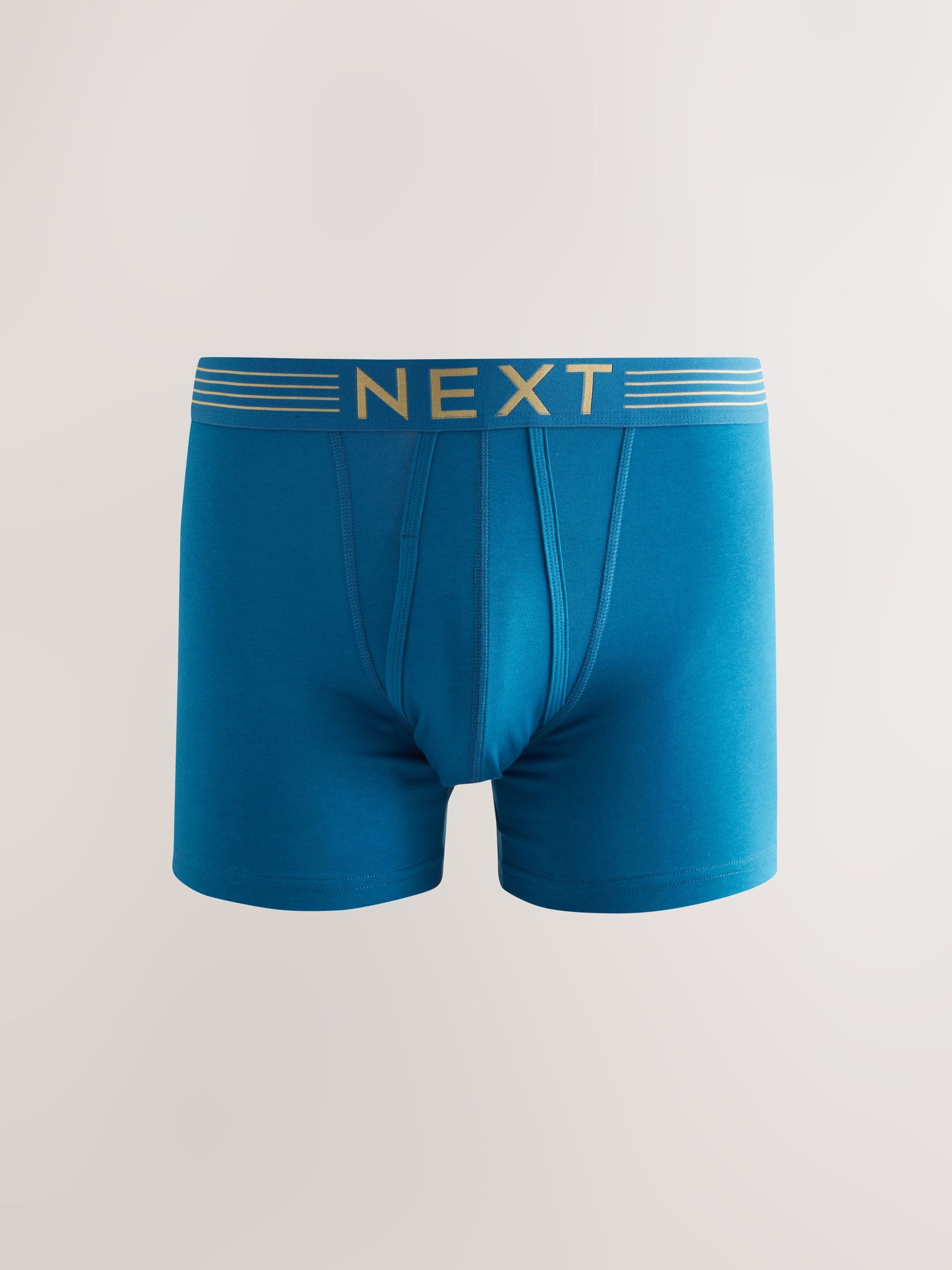 Rijke marineblauw/paars/oranje - Verpakking van 10 - Boxershorts met A-voorkant