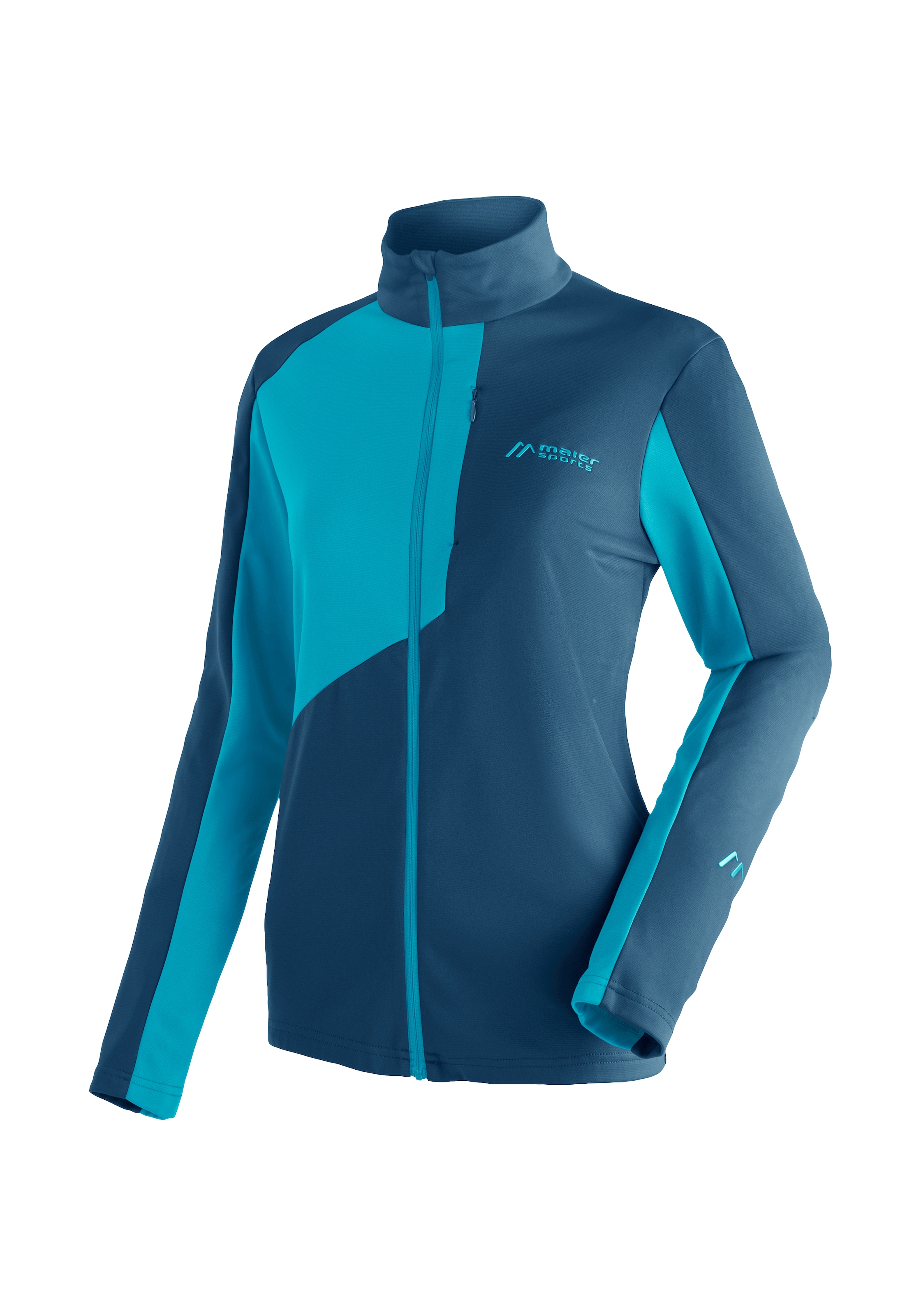 Maier Sports Fleecejacke »Purga Jacket« Damen Midlayer, Fleece mit aufgerauter Innenseite