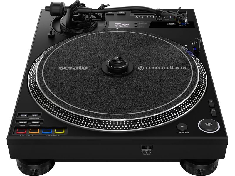Pioneer Plattenspieler PLX-CRSS12 Schwarz Plattenspieler mit Direktantrieb und DVS-Steuerung