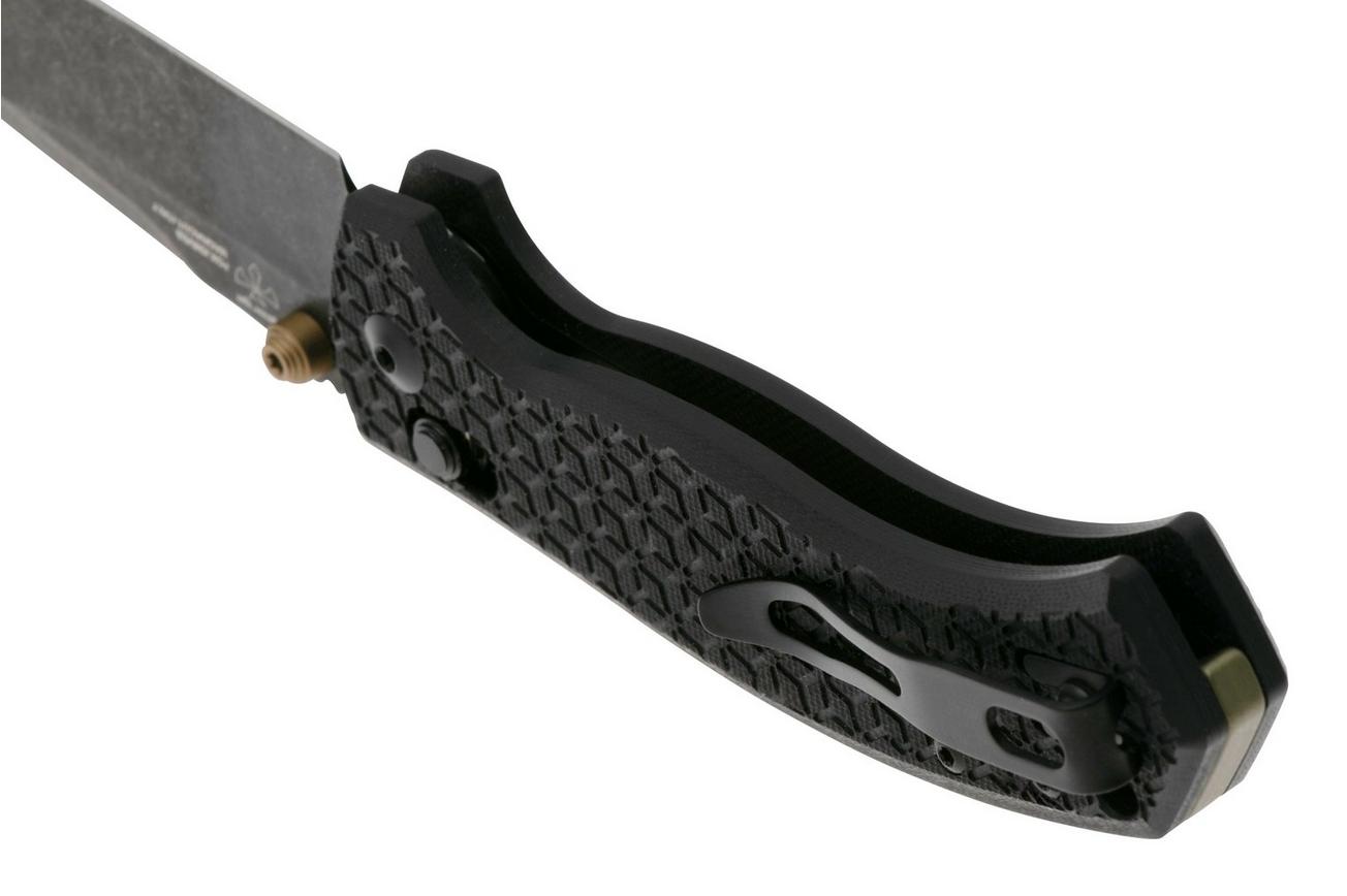 Fox Anzu FX-560 G10B Magnacut, Black G10, zakmes, Les George design