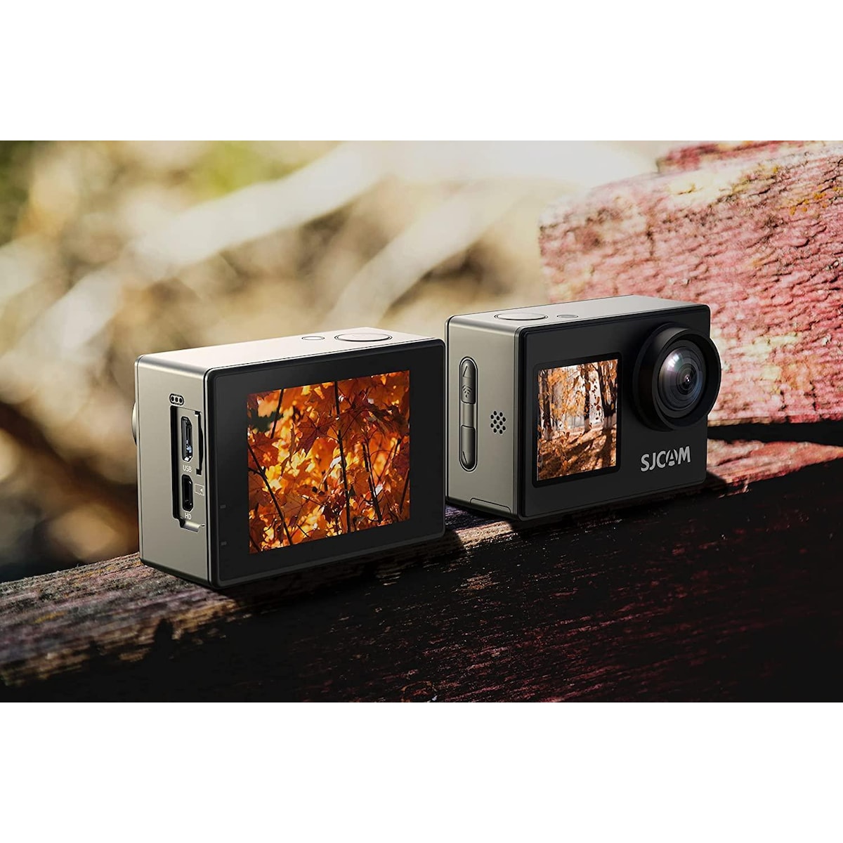 SJCAM SJ4000Dual Screen 4K 30fps Actionkamera, Wifi, Dobbel skjerm, Vanntett skall. bærbar