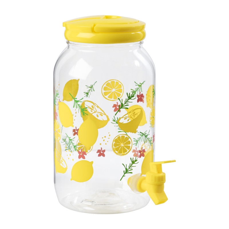 Sapkan met 4 bekers - geel - 3.8 liter