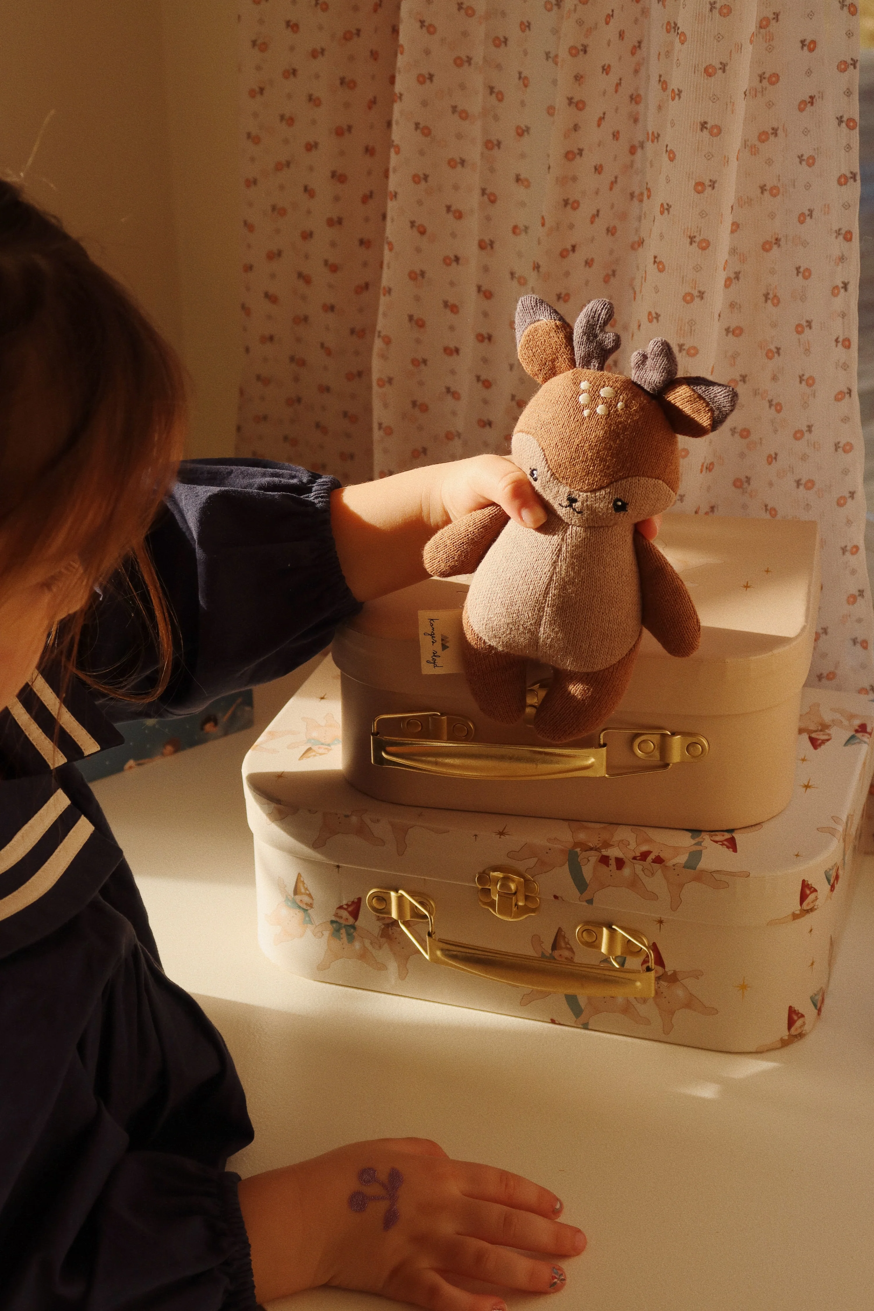 Hjort bamse - brown - OS