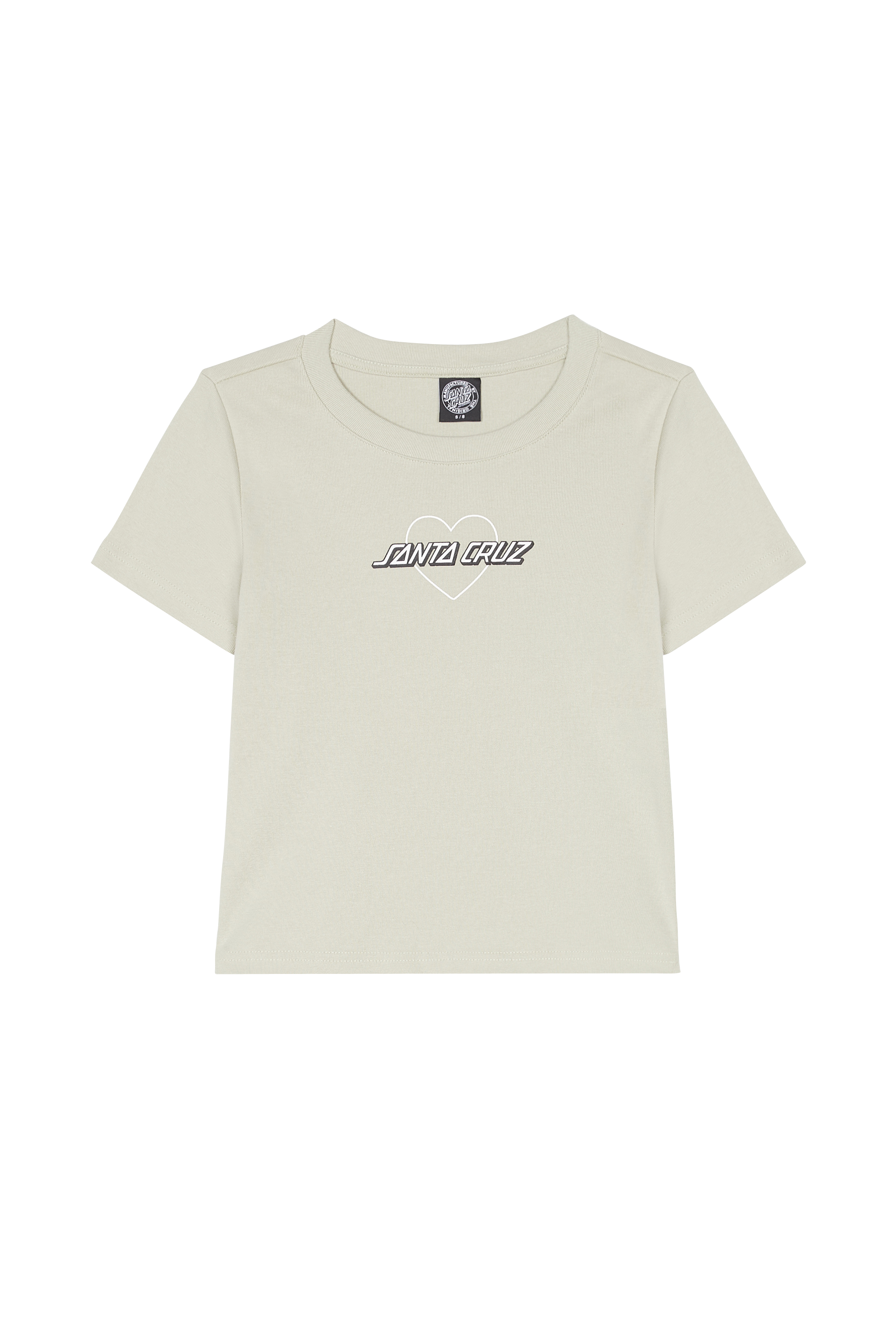 SANTA CRUZ T-shirt Heart Strip Gris