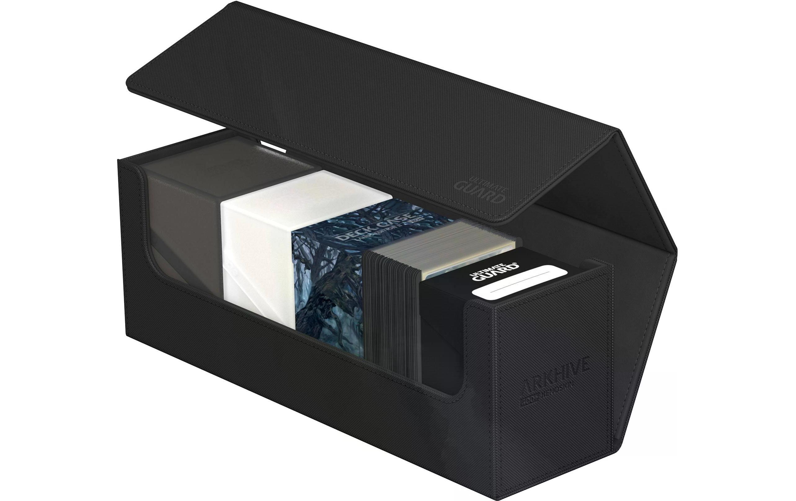 Kartenbox XenoSkin Arkhive Monocolor 400+ SchwarzHochwertige Box für Sammelkarten in Standardgrösse