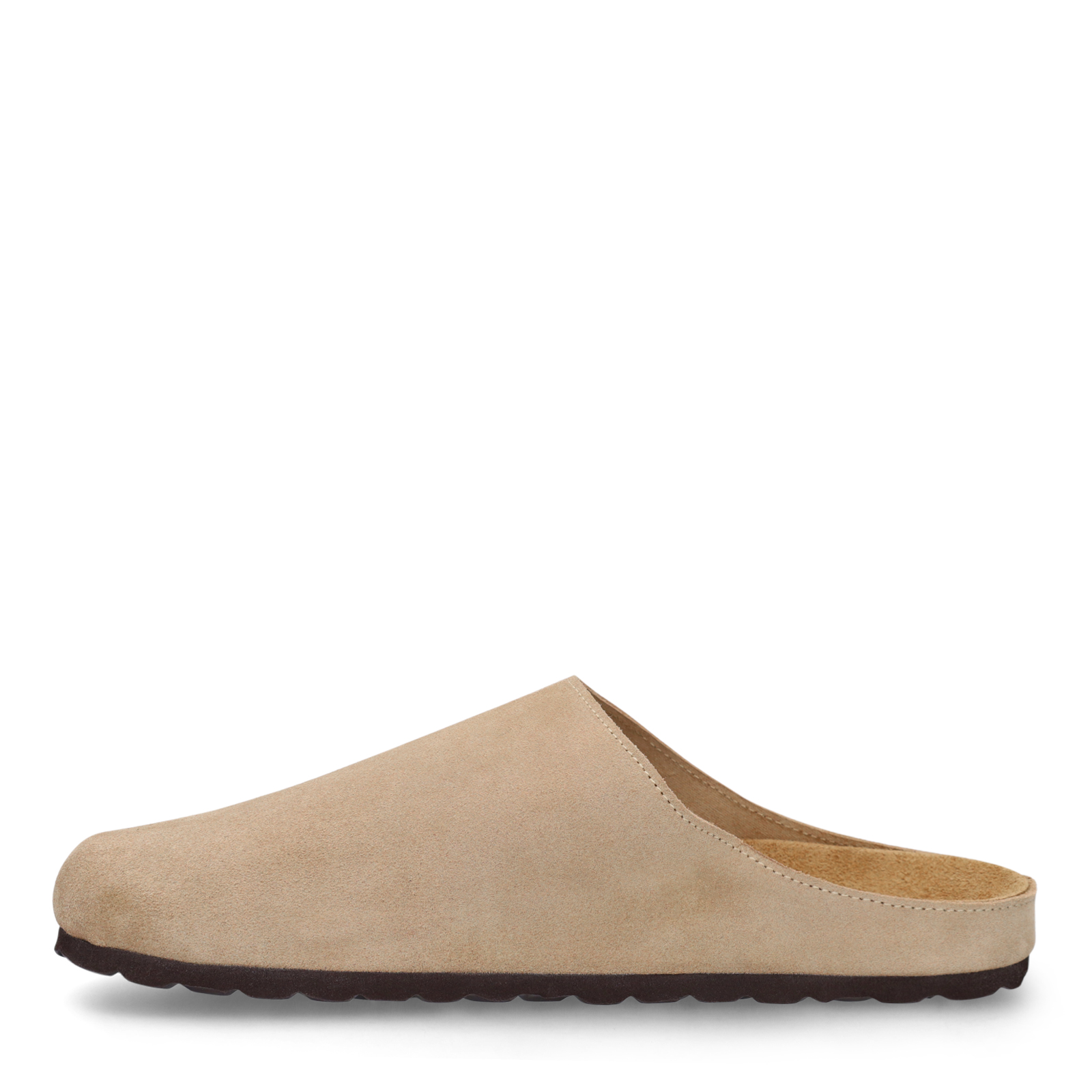 Beige suède instappers