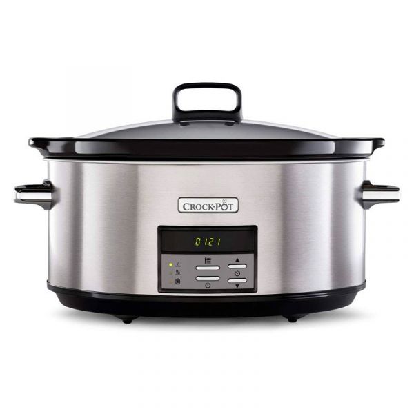 Crock-pot Panela de Cozedura Lenta Digital 7,5L Aço Inox CSC063X Crock Pot