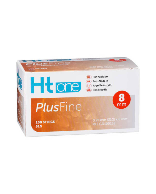 ht one PlusFine Pennaalden 8mm 31G 100 Stuks