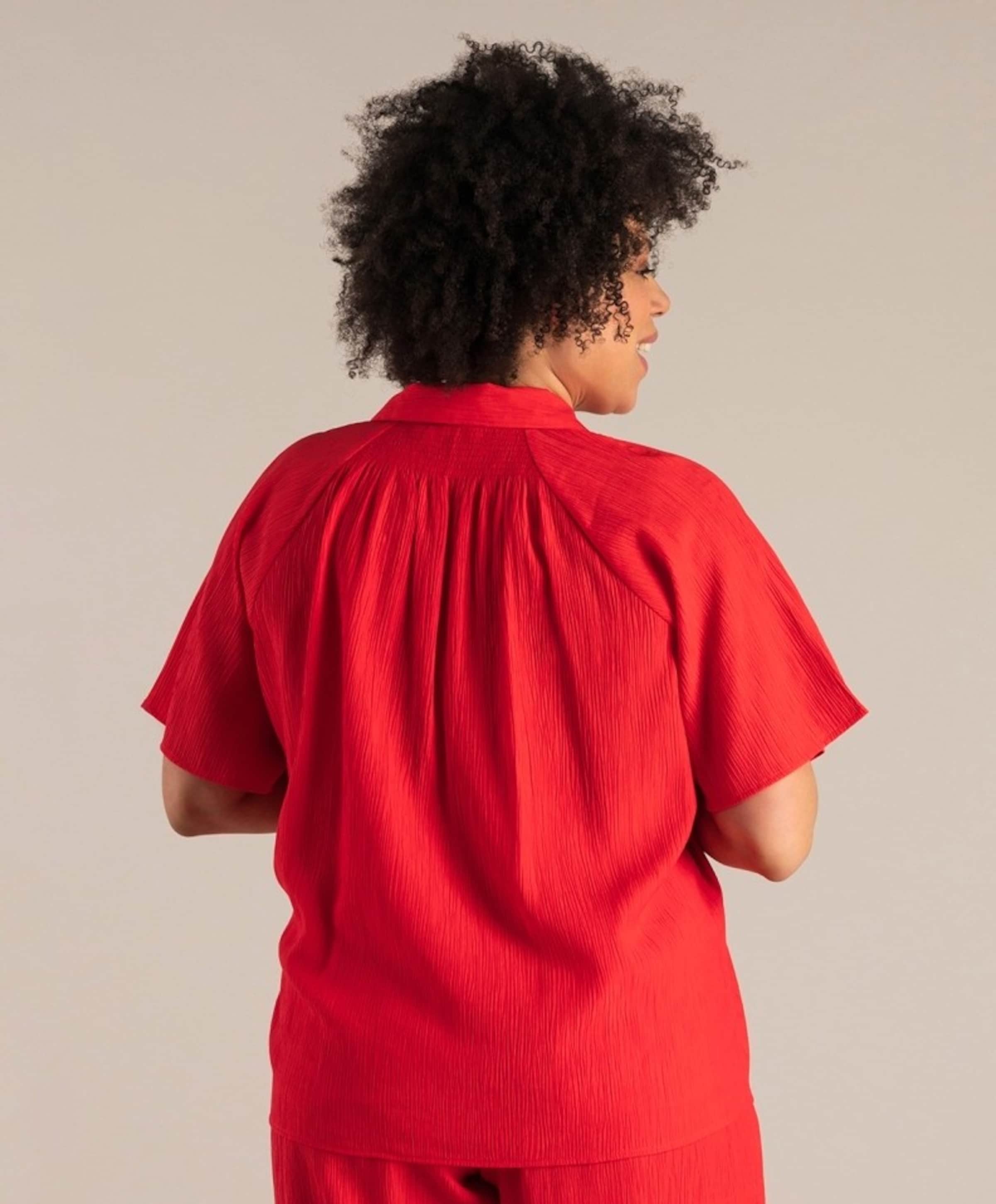 Yest Curve Dames blouse rood