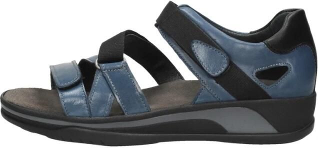 Wolky Desh Sandalen Plat licht blauw