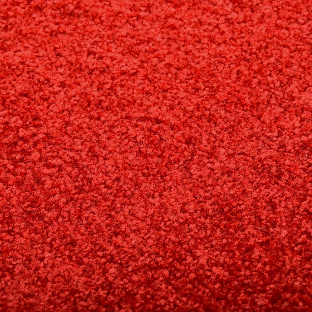 Paillasson lavable rouge 60x90 cm