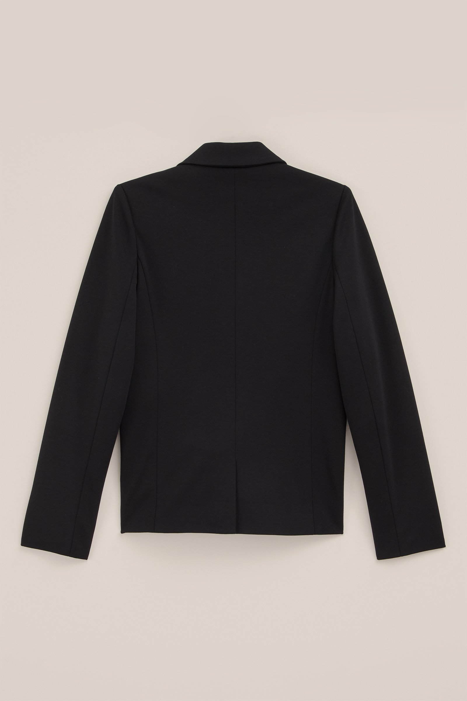 Meisjes regular fit stretch blazer WE Fashion Zwart