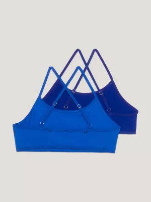 Conjunto com 2 sutiãs sem bojo com monograma TH