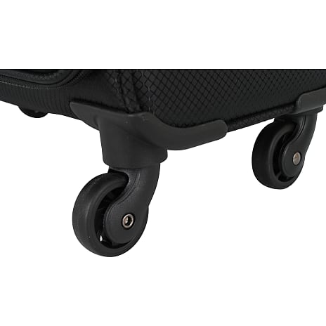 Global lightweight trolley 4 hjul 65 cm - sort