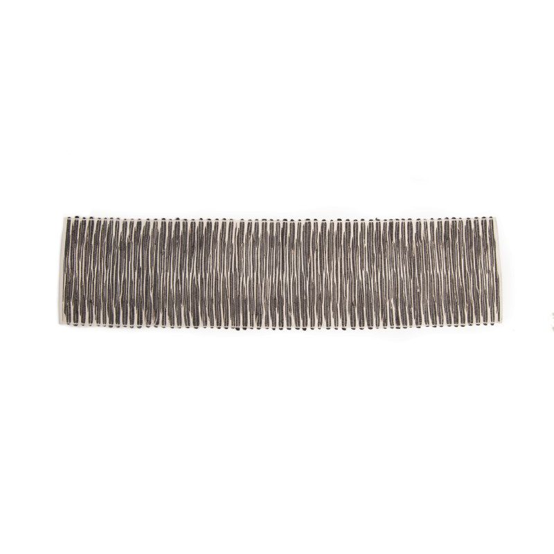 Tischläufer, schwarz/weiß, L 150 cm, B 35 cm von fischer's lagerhaus