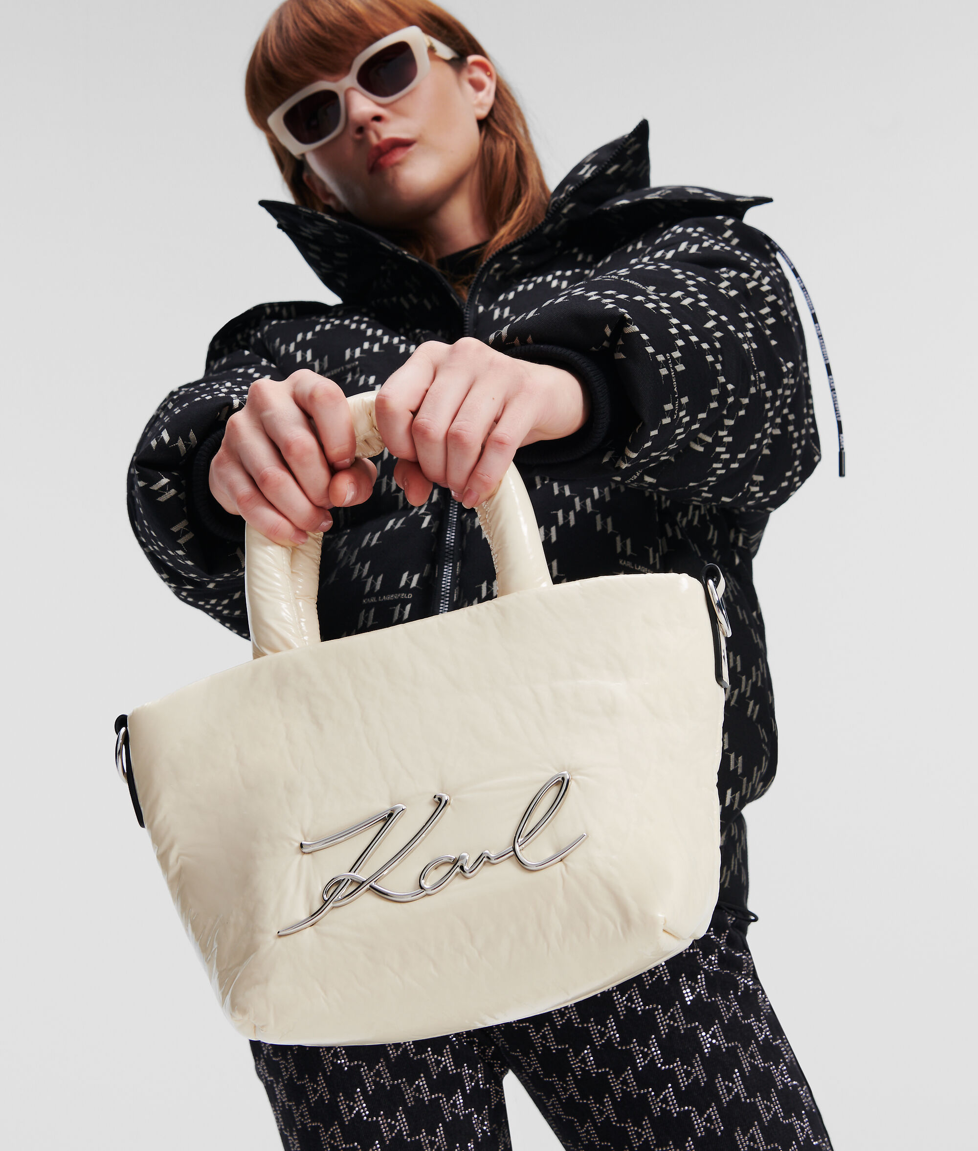 PETIT CABAS SOUPLE K/SIGNATURE